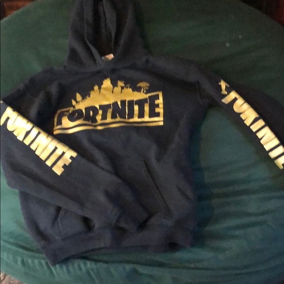 gold fortnite hoodie